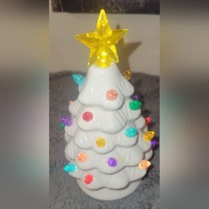 VTG Mr. Christmas Nostalgic Ceramic Christmas Tree Multicolor Lights  Lights Up